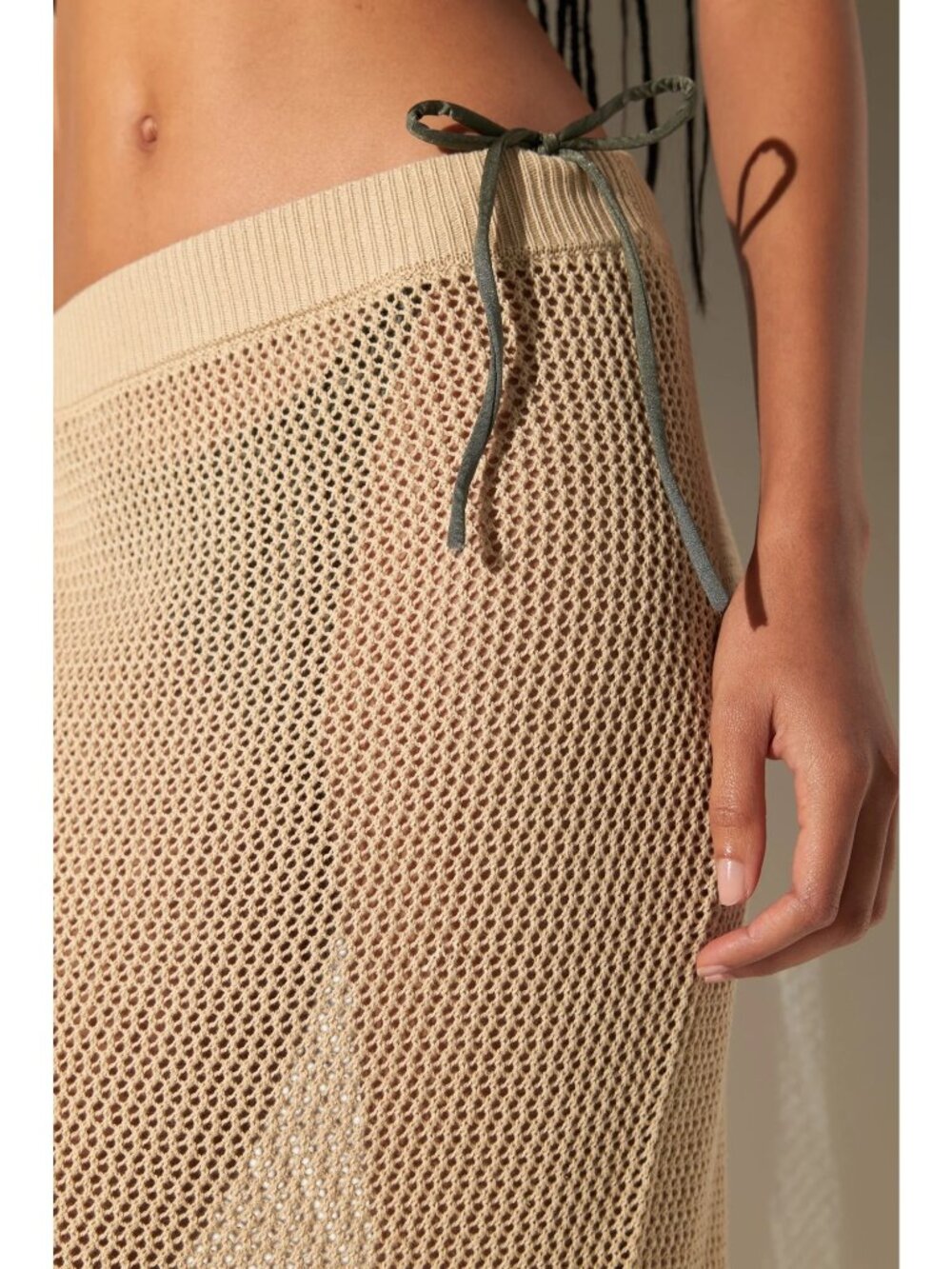Spiritual Gangster Carmen Crochet Maxi Skirt Palo Santo XL NWT Swim Cover Up - Picture 12 of 16